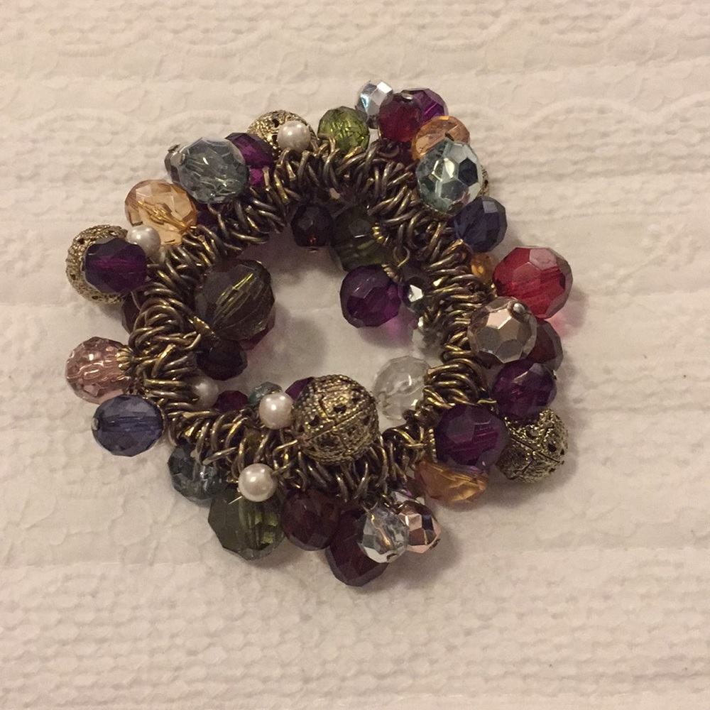 Multicolored bead bracelet